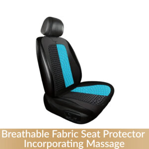 Breathable Fabric Seat Protector with Massage